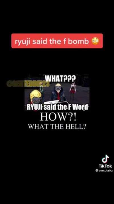 Ryuji broke free 😳😳😳