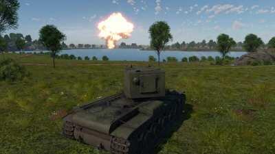 Decided to remake my old nuclear KV-2 with the new effects