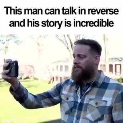 I can talk backwards without thinking