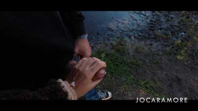 Giving my boyfriend a proper handjob. [gif]