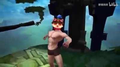 Hey worsties Teemo might be serving gay rights here 🥵🥵🥵