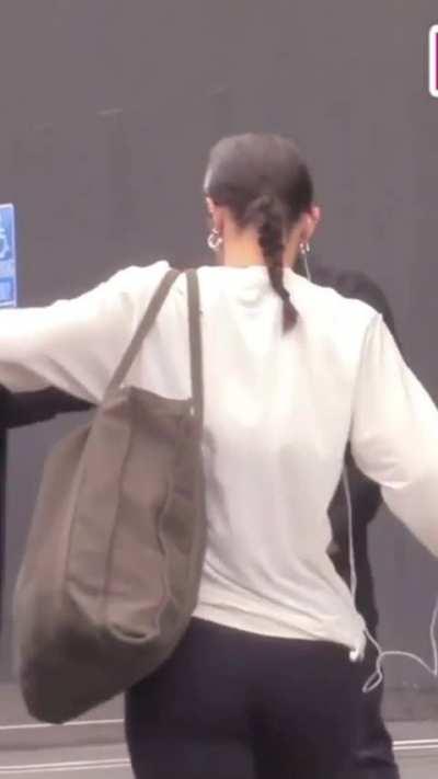 Hate to see her leave but love to watch her walk away