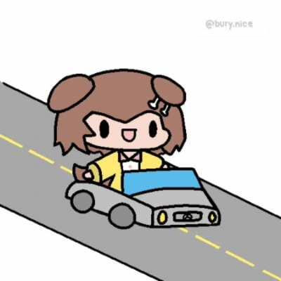 Korone is safe driver