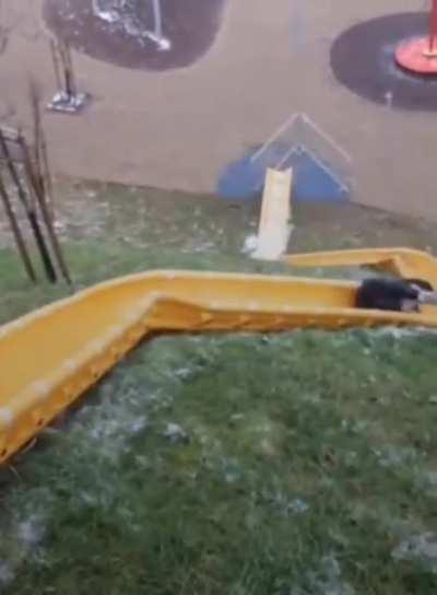 What the hell is this slide made of?