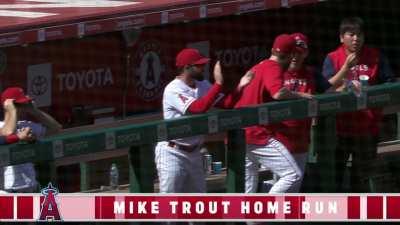 [Highlight] Mike Trout crushes a baseball for home run #39! His 3rd hit of the afternoon.