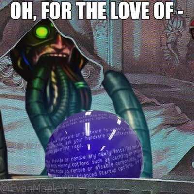 [OC] The Adeptus Mechanicus are still getting used to orb technology