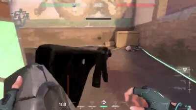 You can cancel the weapon swap animation by holding the spike in the plant zone