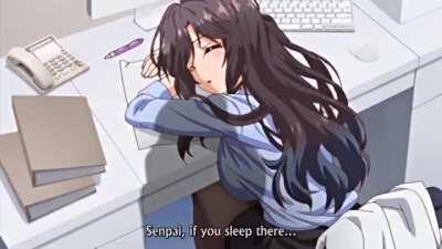 First time with senpai still virgin !!