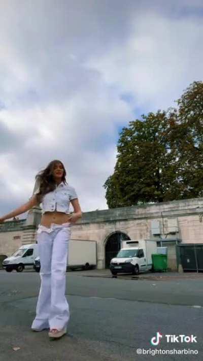 Looking cute on TikTok