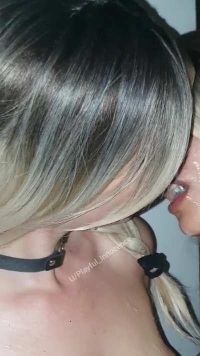 Kissing with your cum on both of our faces
