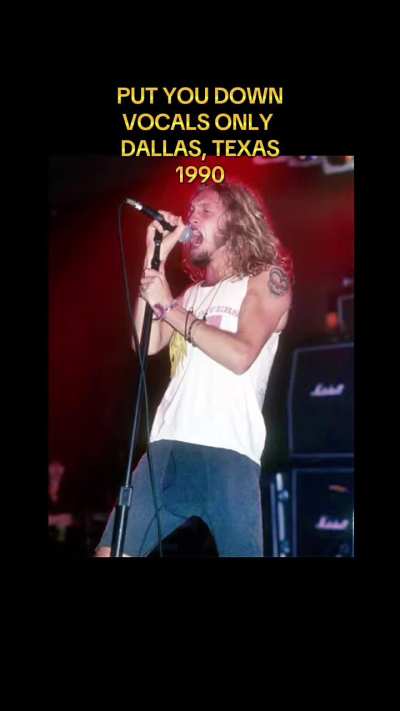 PUT YOU DOWN- VOCALS ONLY DALLAS, TEXAS 1990