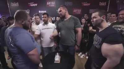 WCGW If I pump my arms full of synthol and compete in a slap contest with the champ.