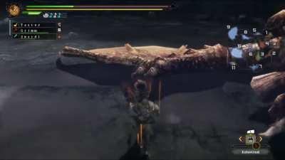 Been replaying MH3U with the homies again and cought this gem of a clip xD