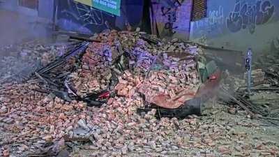 stolen Hyundai crashes into building killing pedestrian [unknown]