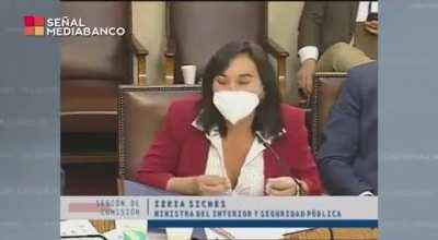 Ministra del interior Siches: 