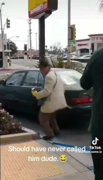 Sal Panelo lookalike kicking ass