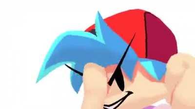 Boyfriend does the Chad dance from Persona 4 (BF model by Cally3d)