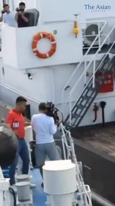 The latest collision between a China Coast Guard ship and an indigenous resupply boat leased by the AFP in the West Philippine Sea happened yesterday.