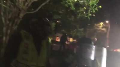 Another video from Richmond Virginia last night where Richmond Police & Virginia State Police continue to wage war on non-violent citizens protesting. In this clip they chase one of the few remaining videographers out of the area, they routinely targe