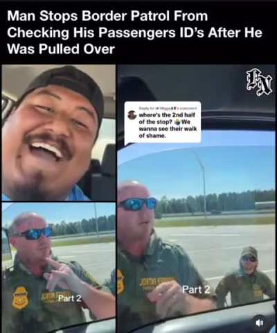 How to deal with a “border checkpoint” in the middle of… Flordia.. (not joking)