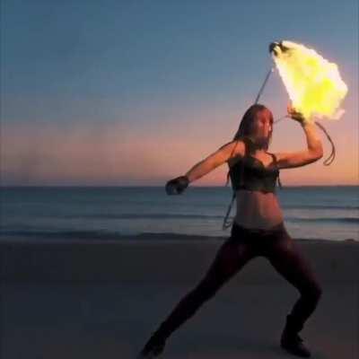 FlowMayhem the fire performer