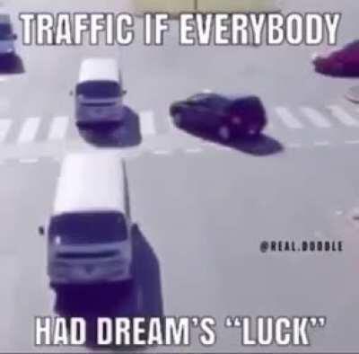 Guys he’s just lucky