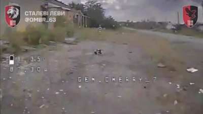 FPV pilots of the Ukrainian 63rd Mechanized Brigade show more attacks on Russian fiber-optic FPV drones waiting in ambush on the roads. (also includes an attack on a dropped mine)