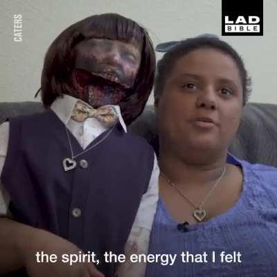 Girl dates a zombie doll