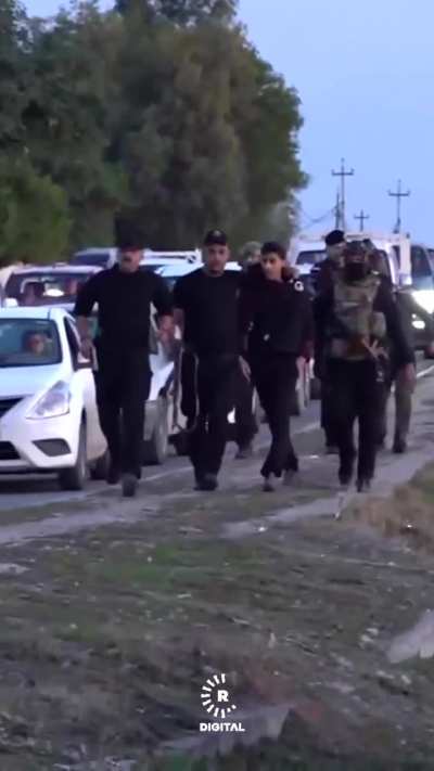 Iraqs nazi soldiers arrest Kurdish youth celebrating Kurdistan's flag day in Kerkuk