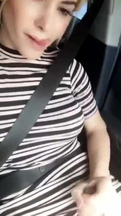 Somewhere in an Uber in Italy