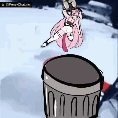 When Raora finds your jetpack. Daily drawing of Raora until I learn fluent Italian #33/¿?. Two gifs in a row i want to die. Each frame counts as a drawing of Raora, right?...