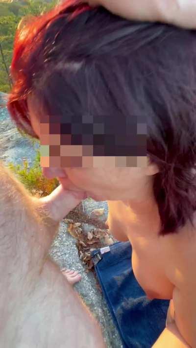 Nature, beautiful view, and me on my knees it was a great day!