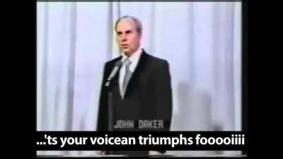 To sing on television