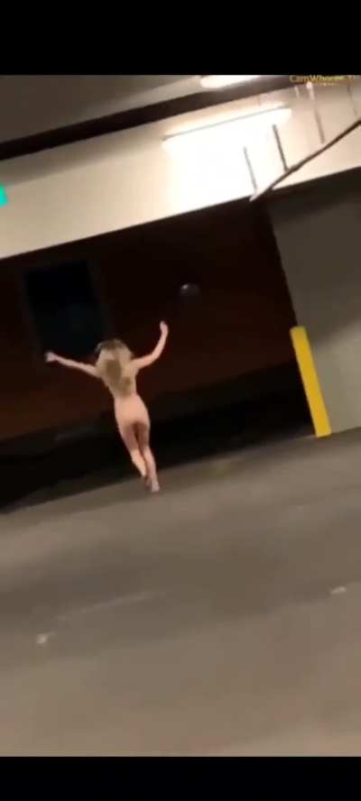 Run in a parking lot