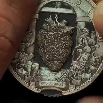 Beating heart coin