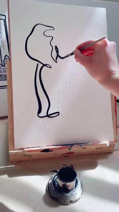 it looks like it is made of tar