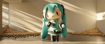 Ievan Polkka with fuwa Miku