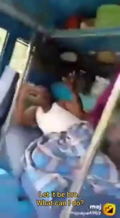 Indian truck driver shows off his skills.