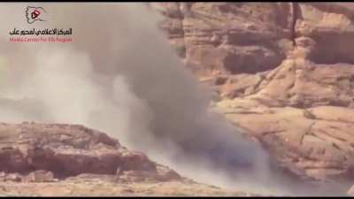 Yemen forces target Houthis position in Saada using ATGM (TOW)