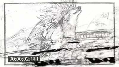 Storyboarding a nutshell summary of Vol. 13. Here's one part of it.