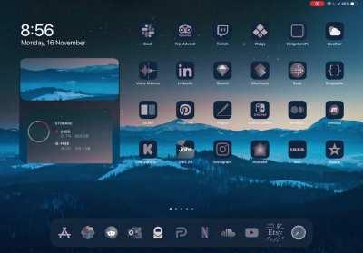 This is my new iPad Pro Setup using Widgy and Scriptable :)