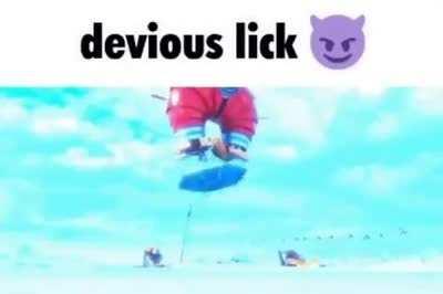 we do a little licking