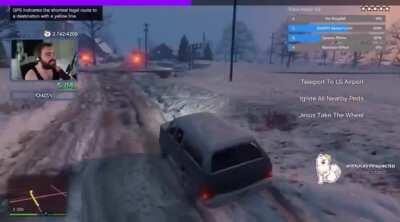 DarkViperAU figured out a way to beat the train live