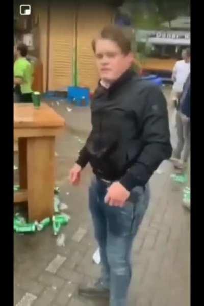 Man must've felt not so good