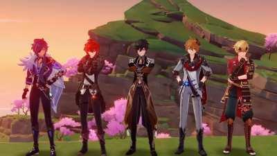 Genshin husbandos silently judge you for 30 secs