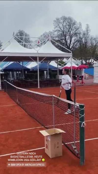 Nicola the tennis star