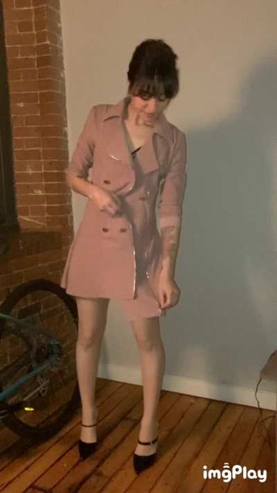 You can see what's under my dress and stop wondering. 