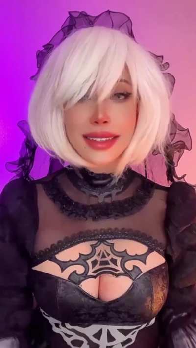 Bride 2B cosplay from NieR: Automata by Felicia Vox