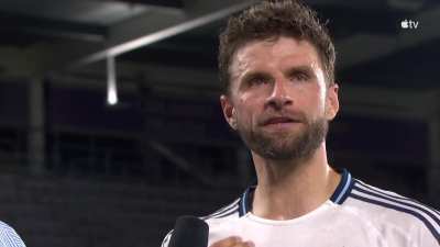 Mueller post-match interview with Sarita in Orlando