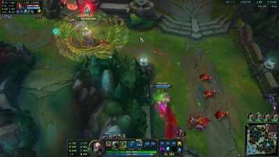 Zyra: Noooo you can't just run from mid to base just to kill me!! . Singed: Haha Zooooooom